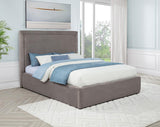Lawson 54-inch Upholstered Queen Platform Bed Mushroom - 315835MQ