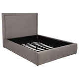 Lawson 54-inch Upholstered Queen Platform Bed Mushroom - 315835MQ
