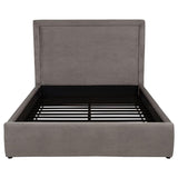 Lawson 54-inch Upholstered Queen Platform Bed Mushroom - 315835MQ