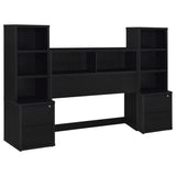 Westpark 3-piece Full Bedroom Set Bookcase Headboard Black - 315851F-SET