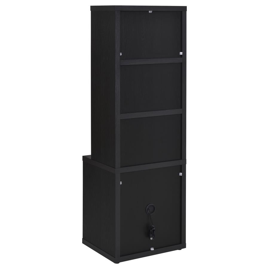 Westpark 3-piece Full Bedroom Set Bookcase Headboard Black - 315851F-SET
