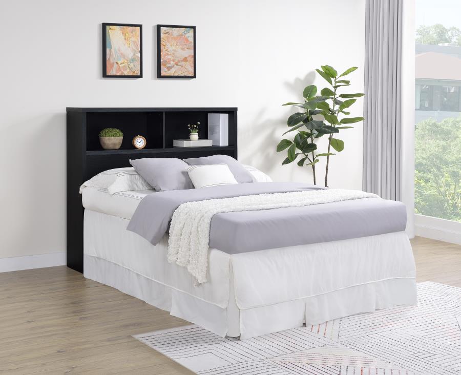Westpark 49-inch Full Bookcase Headboard Black - 315851F