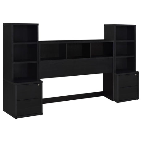 Westpark 3-piece Queen Bedroom Set Bookcase Headboard Black - 315851Q-SET