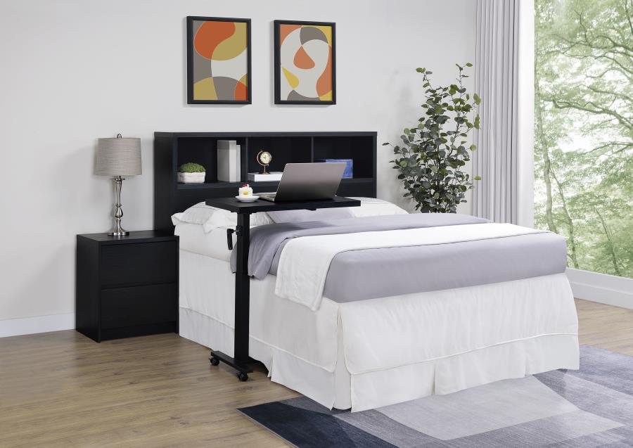 Westpark 49-inch Queen Bookcase Headboard Black - 315851Q