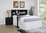 Westpark 49-inch Queen Bookcase Headboard Black - 315851Q