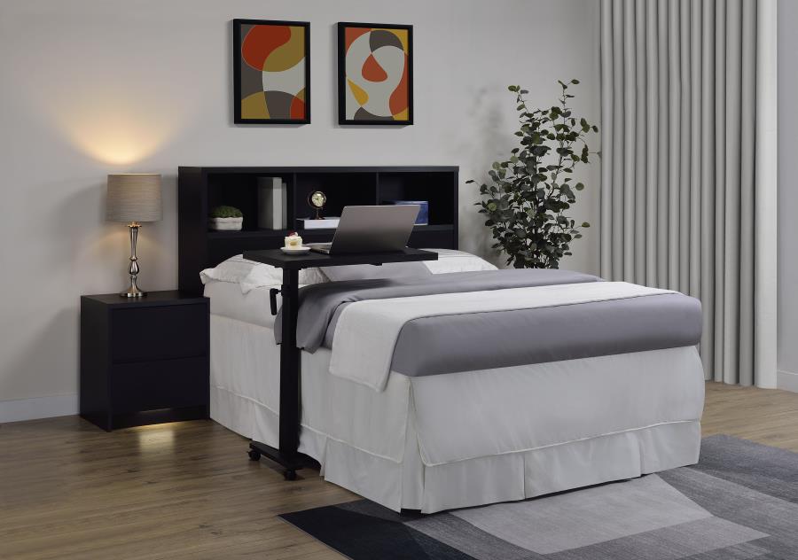 Westpark 49-inch Queen Bookcase Headboard Black - 315851Q