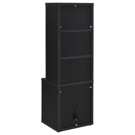 Westpark 3-piece Twin Bedroom Set Bookcase Headboard Black - 315851T-SET