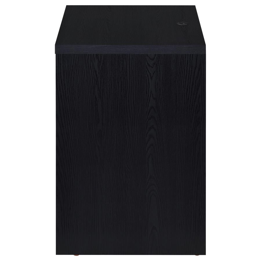 Westpark 2-drawer Nightstand LED Lights and USB Black - 315852