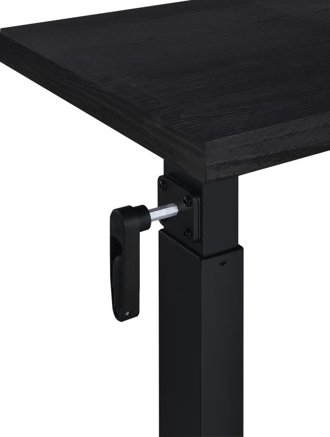 Westpark Height Adjustable Mobile Bedroom C-Table Black - 315856