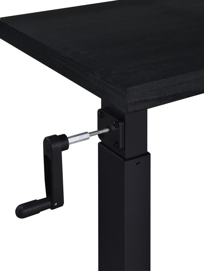 Westpark Height Adjustable Mobile Bedroom C-Table Black - 315856