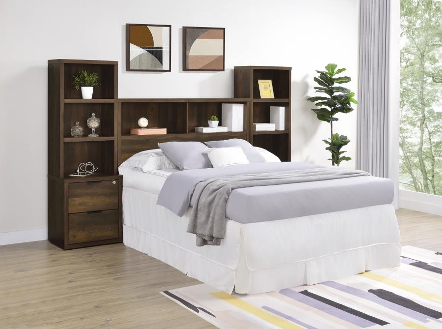 Westpark 3-piece Full Bedroom Set Bookcase Headboard Pine - 315881F-SET