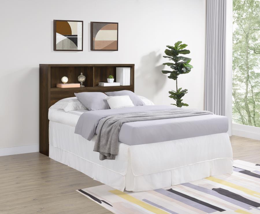 Westpark 49-inch Full Bookcase Headboard Dark Pine - 315881F