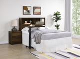 Westpark 49-inch Full Bookcase Headboard Dark Pine - 315881F