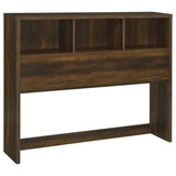 Westpark 49-inch Queen Bookcase Headboard Dark Pine - 315881Q