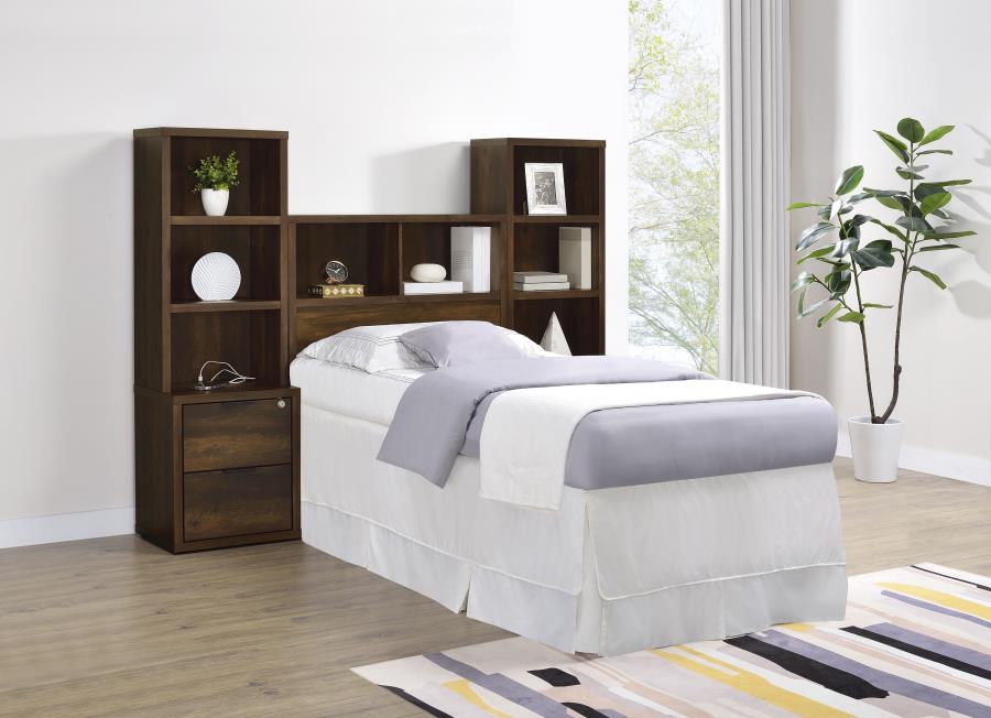 Westpark 3-piece Twin Bedroom Set Bookcase Headboard Pine - 315881T-SET