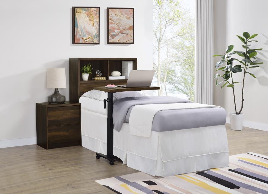 Westpark 49-inch Twin Bookcase Headboard Dark Pine - 315881T