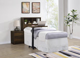 Westpark 49-inch Twin Bookcase Headboard Dark Pine - 315881T