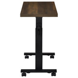 Westpark Height Adjustable Mobile Bedroom C-Table Dark Pine - 315886