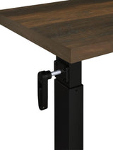 Westpark Height Adjustable Mobile Bedroom C-Table Dark Pine - 315886