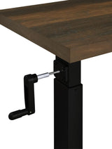 Westpark Height Adjustable Mobile Bedroom C-Table Dark Pine - 315886