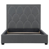 Bowfield Upholstered Eastern King Panel Bed Charcoal - 315900KE