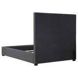 Bowfield Upholstered Eastern King Panel Bed Charcoal - 315900KE