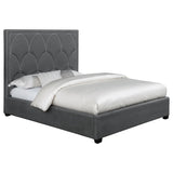 Bowfield Upholstered Queen Panel Bed Charcoal - 315900Q