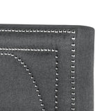 Bowfield Upholstered Queen Panel Bed Charcoal - 315900Q