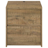 Westpark 2-drawer Nightstand LED Lights and USB Mango - 315902