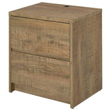 Westpark 2-drawer Nightstand LED Lights and USB Mango - 315902