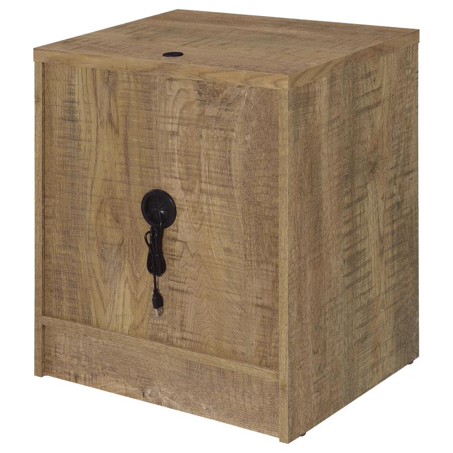 Westpark 2-drawer Nightstand LED Lights and USB Mango - 315902