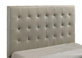 Medley Genuine Leather Queen Panel Platform Bed Tan - 315911TANQ