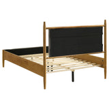Mason 46-inch Full Panel Platform Bed Grey and Light Brown - 315914F