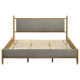 Mason 46-inch Eastern King Panel Platform Bed Light Brown - 315914KE