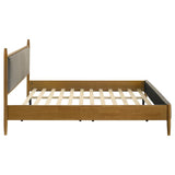 Mason 46-inch Eastern King Panel Platform Bed Light Brown - 315914KE