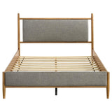 Mason 46-inch Queen Panel Platform Bed Grey and Light Brown - 315914Q