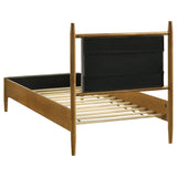 Mason 46-inch Twin Panel Platform Bed Grey and Light Brown - 315914T