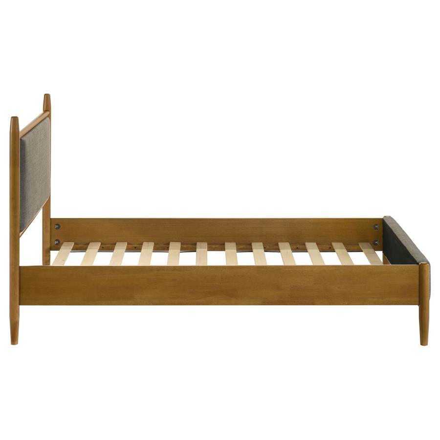 Mason 46-inch Twin Panel Platform Bed Grey and Light Brown - 315914T