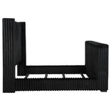 Centergrove Upholstered California King Wingback TV Bed Black - 315945KW