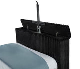 Centergrove Upholstered Queen Wingback TV Bed Black - 315945Q