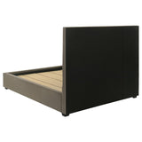 Delsea Upholstered Eastern King Platform Bed Light Brown - 315975KE