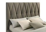 Delsea Upholstered Eastern King Platform Bed Light Brown - 315975KE