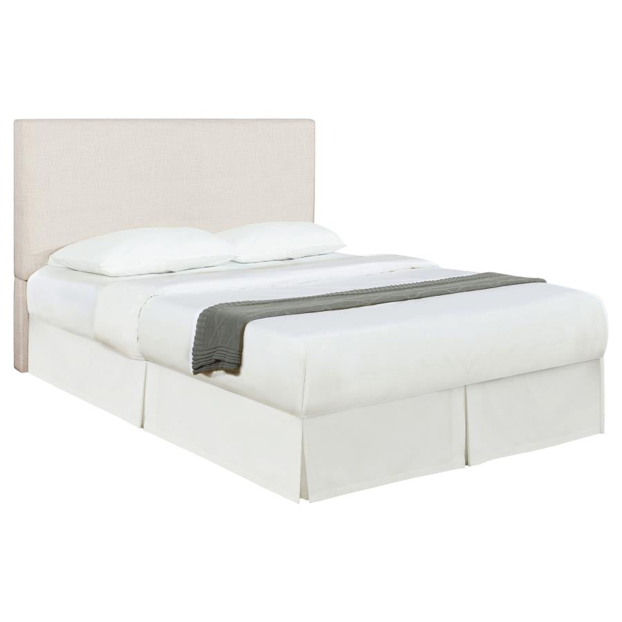 Pirro Upholstered Queen or Full Panel Headboard Sand - 315980QF