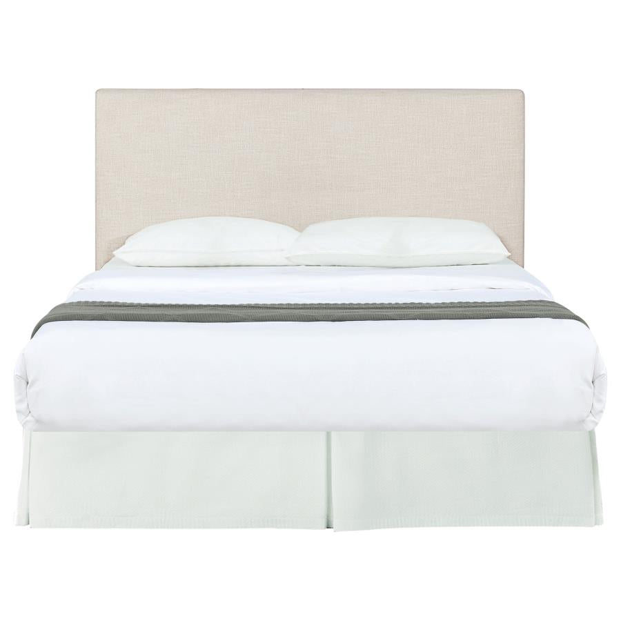 Pirro Upholstered Queen or Full Panel Headboard Sand - 315980QF