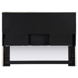 Pirro Upholstered Queen or Full Panel Headboard Sand - 315980QF