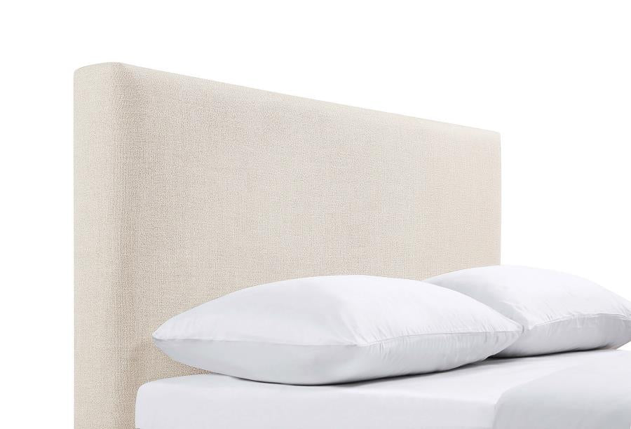 Pirro Upholstered Queen or Full Panel Headboard Sand - 315980QF
