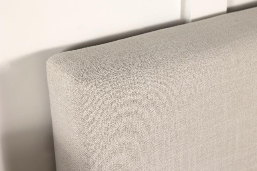 Pirro Upholstered Queen or Full Panel Headboard Sand - 315980QF