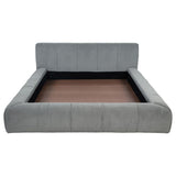 Wilshire Upholstered Eastern King Platform Bed Grey - 315981KE