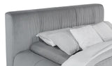 Wilshire Upholstered Queen Platform Bed Grey - 315981Q