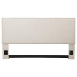 Izzy Upholstered King Panel Headboard Sand - 315985K